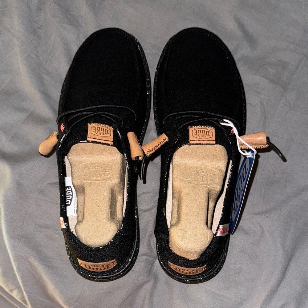 Hey Dude Black Slip-On Shoes